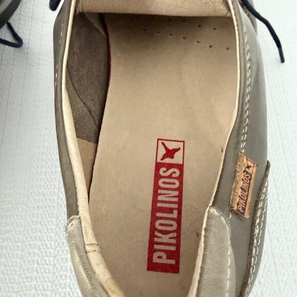 Pikolinos Shoes Mens Size 12 Gray Leather Oxford Lace Up Casual 46 main image 7